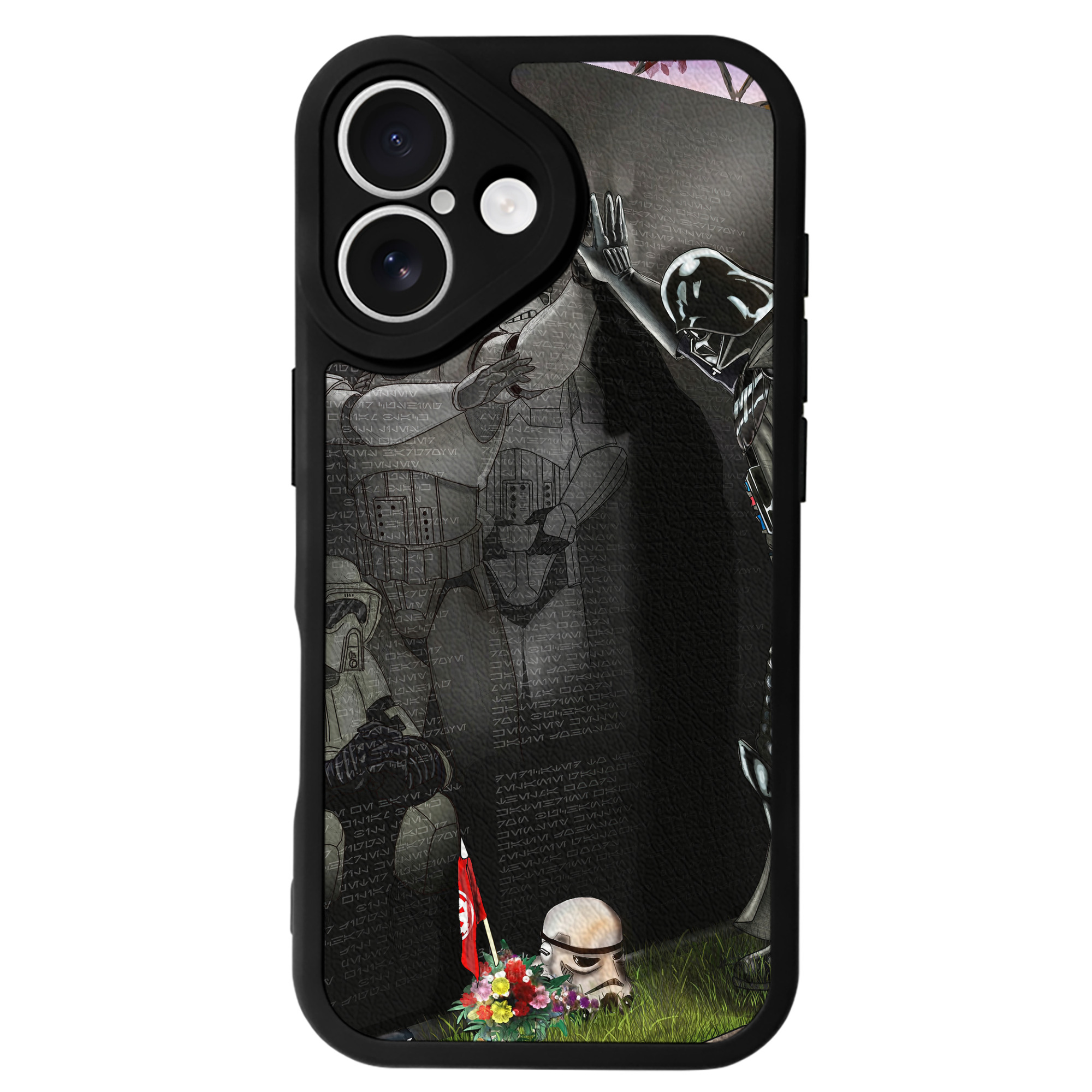 （画像用） スター・ウォーズ Star Wars 【iPhone 16シリーズ対応】シリコンスマホケース（レザー調） 材質：シリコン